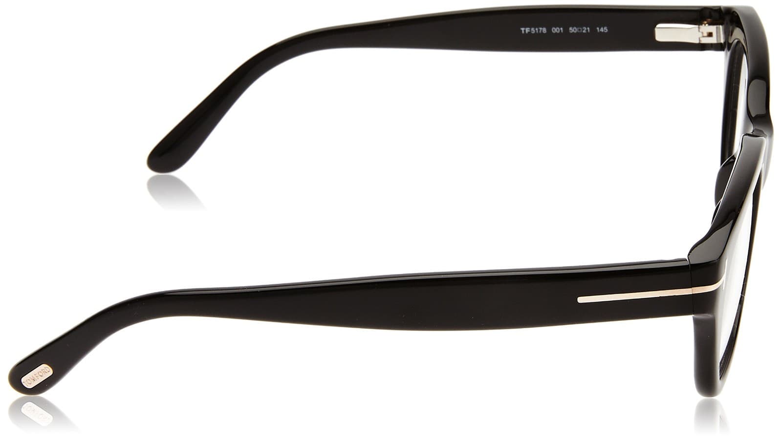 NEW TOM FORD TF 5178 ACETATE FRAMES-001 BLACK AUTHENTIC EYEGLASSES 50-21-145 - Thumbnail 4