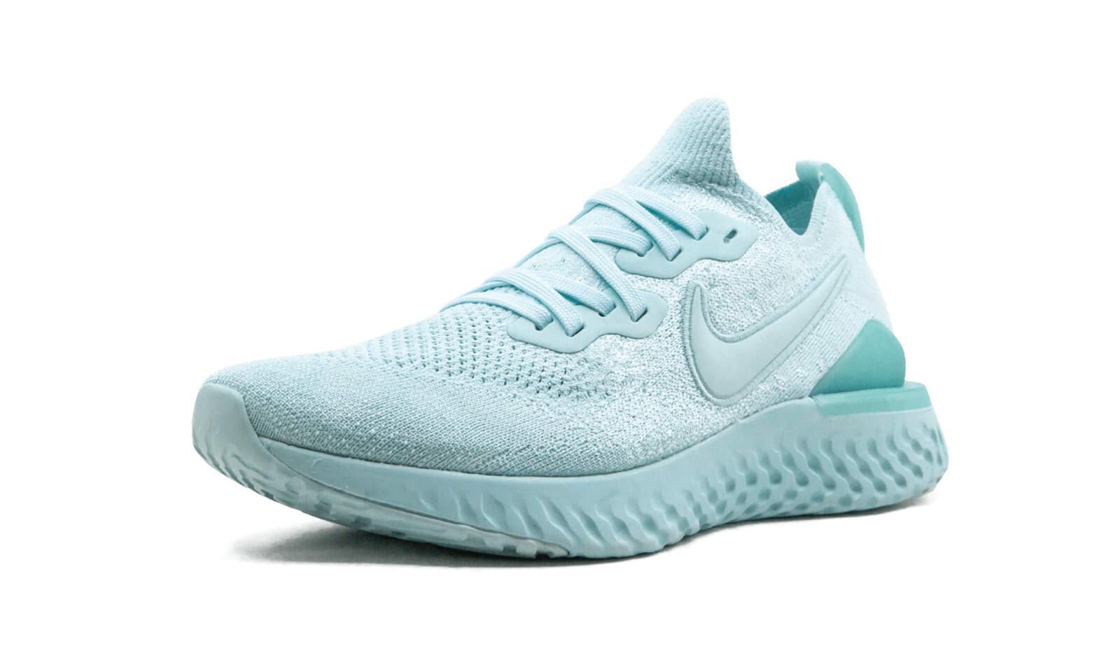 Nike Women's Epic React Flyknit 2 Running Shoe Teal / Tint Teal, Size 8 M - Thumbnail 4