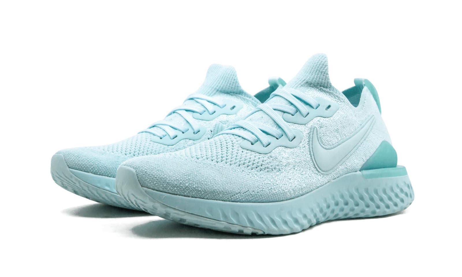 Nike Women's Epic React Flyknit 2 Running Shoe Teal / Tint Teal, Size 8 M - Image 1