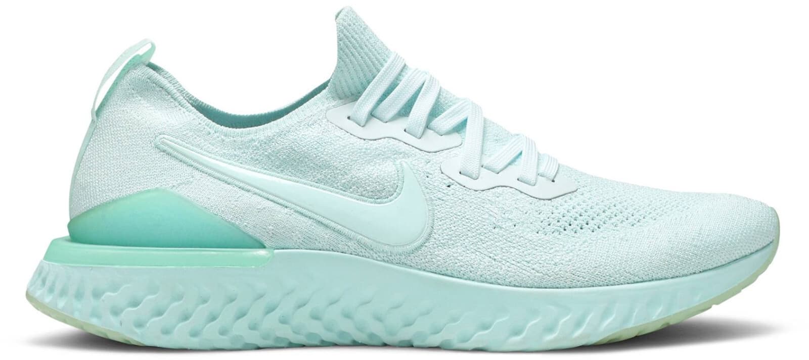 Nike Women's Epic React Flyknit 2 Running Shoe Teal / Tint Teal, Size 8 M - Thumbnail 2