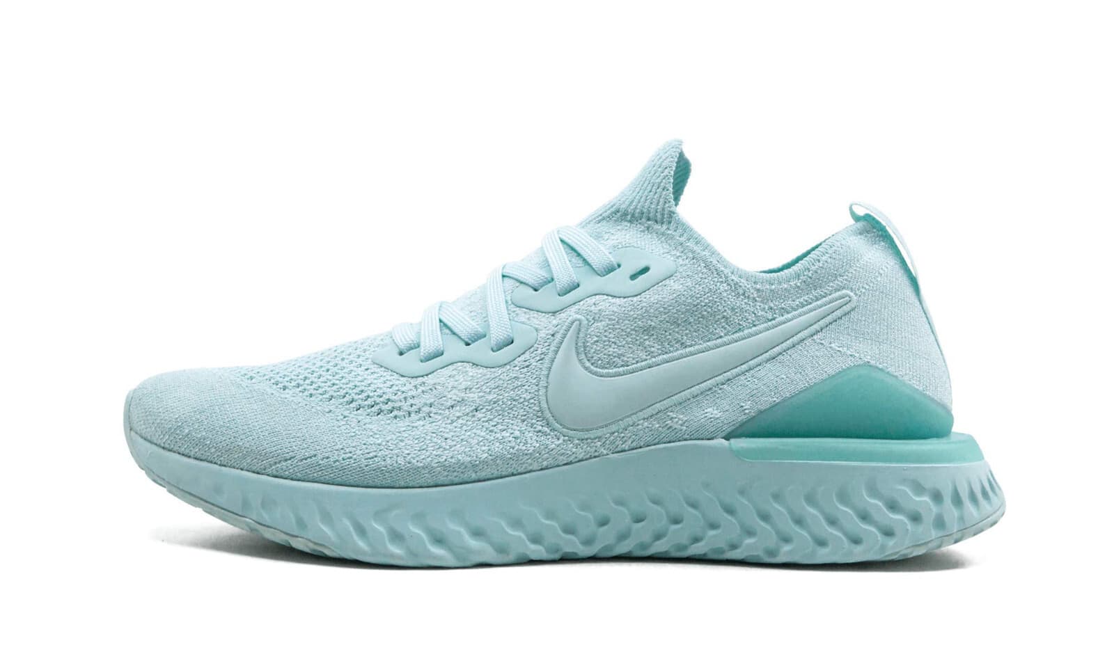 Nike Women's Epic React Flyknit 2 Running Shoe Teal / Tint Teal, Size 8 M - Thumbnail 3