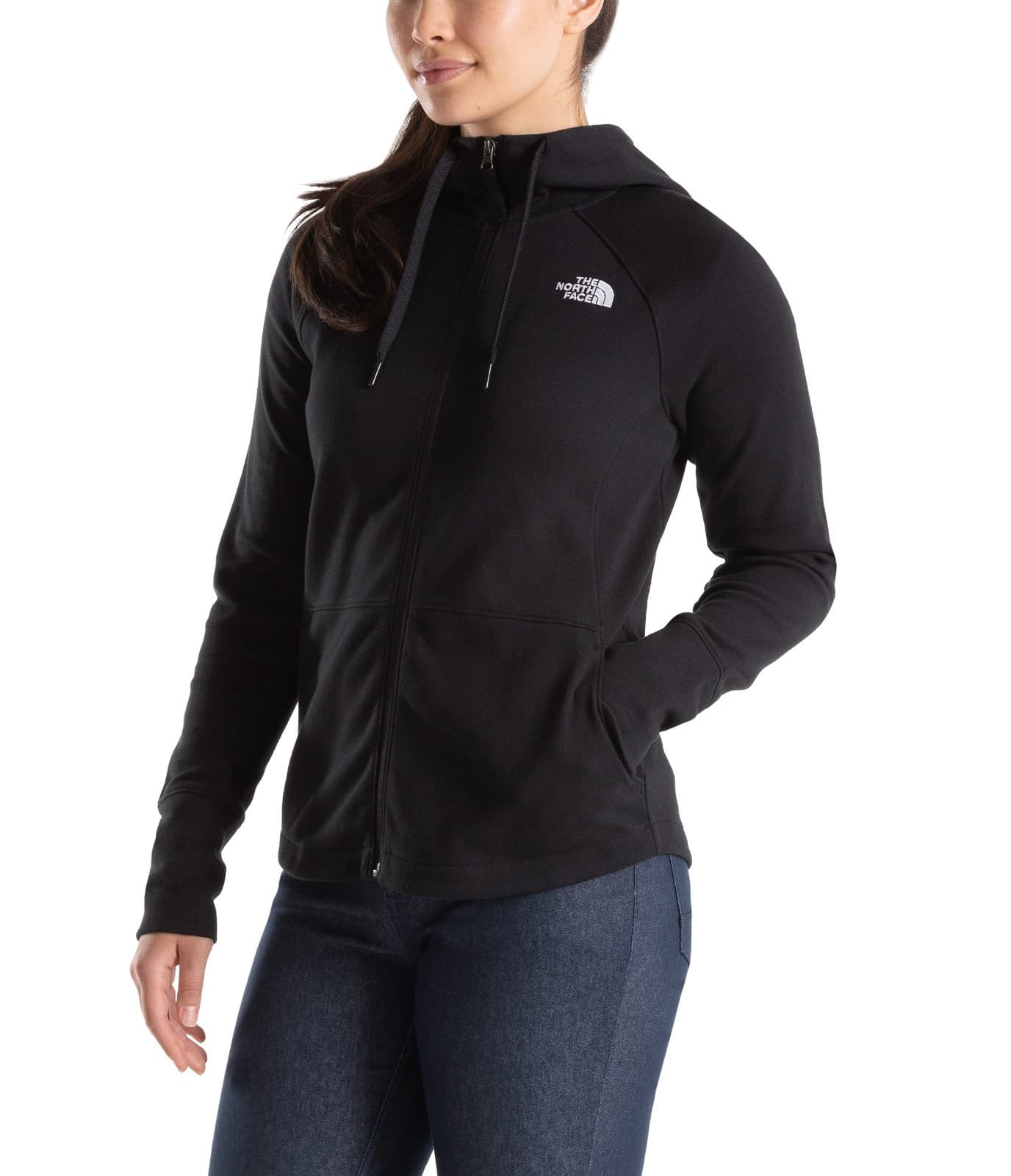 Womens The North Face Women's Eco Ridge Full Zip Hoody Jacket Coat Top SMALL - Image 1