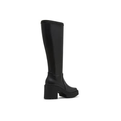 Steve Madden Women's BERKLEIGH Black Fashion Boot, 8.5 M - Thumbnail 5