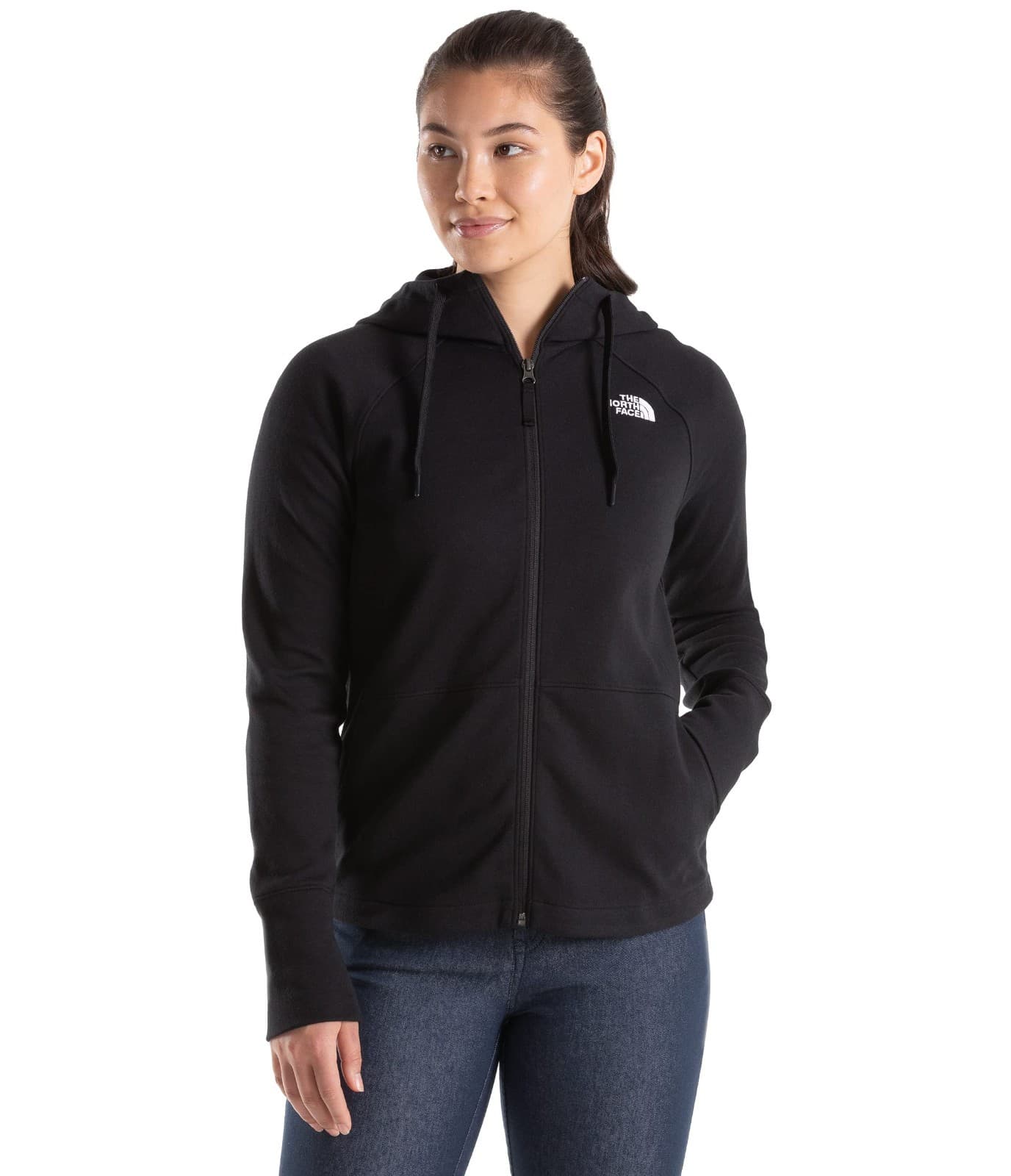 Womens The North Face Women's Eco Ridge Full Zip Hoody Jacket Coat Top SMALL - Thumbnail 2