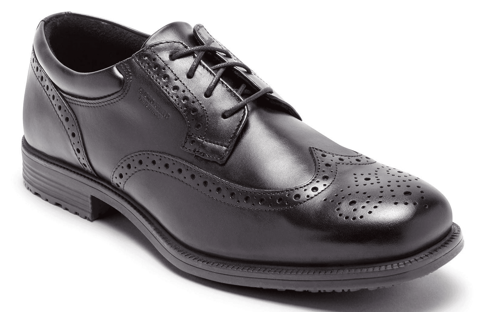 Rockport Men Essential Details Water Proof Wing Tip Oxford , Black , 9.5 Wide - Image 1