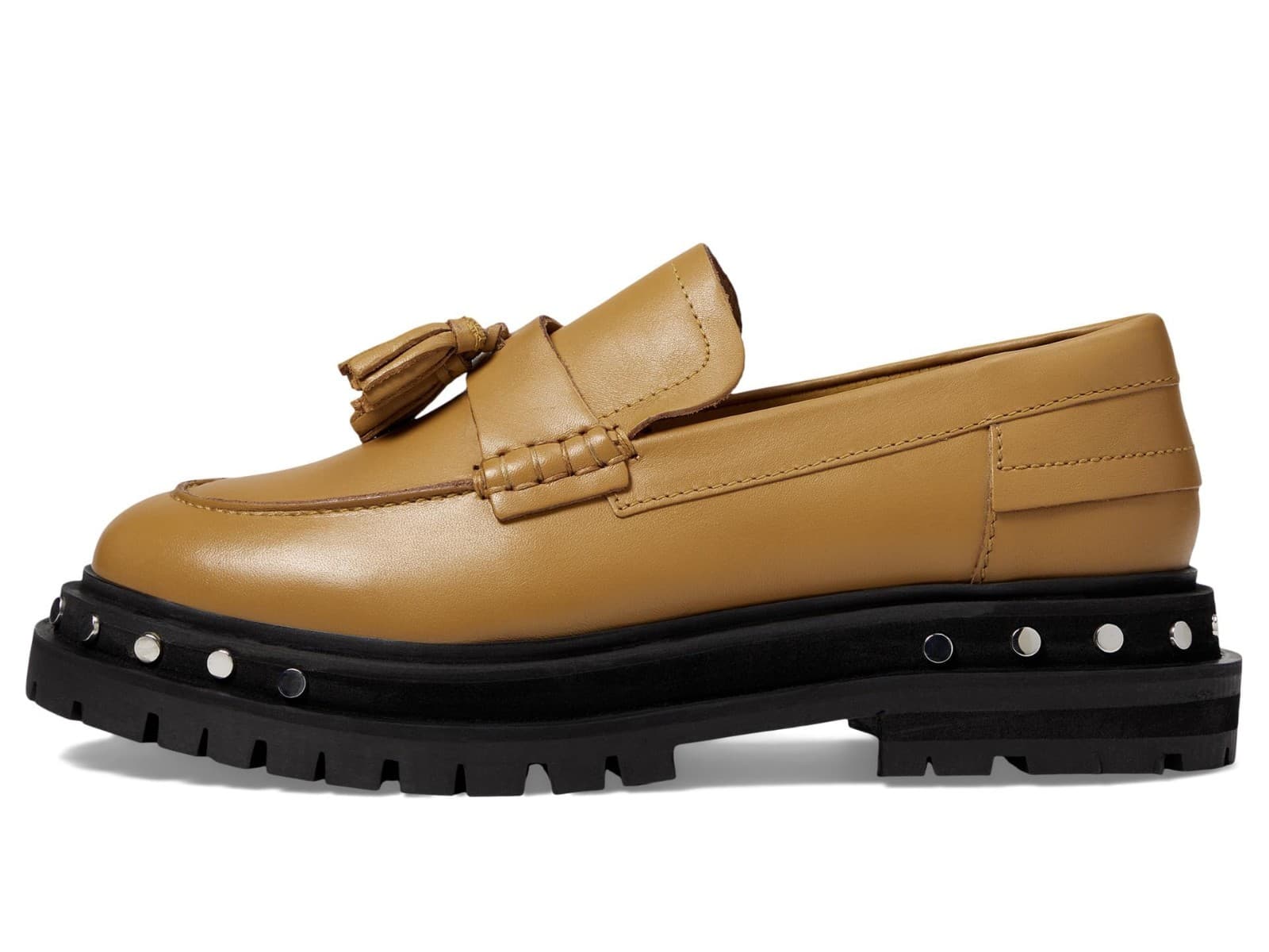 Free People Teagan Tassel Loafers for Women , Caramel Cafe, US 9.5 M - Thumbnail 2