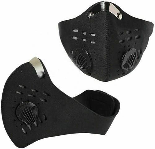 Reusable Outdoor Air Purifying Mouth Face Cover Haze Fog Face Mask with Filter - Thumbnail 8