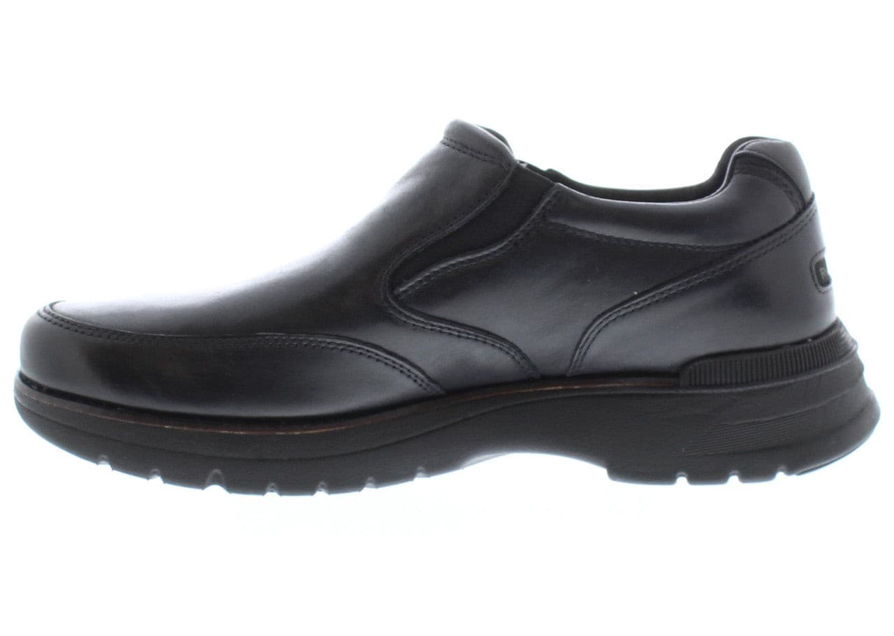 Rockport Prowalker Next Slip-On Men's Shoes Black Leather 13 M - Thumbnail 2
