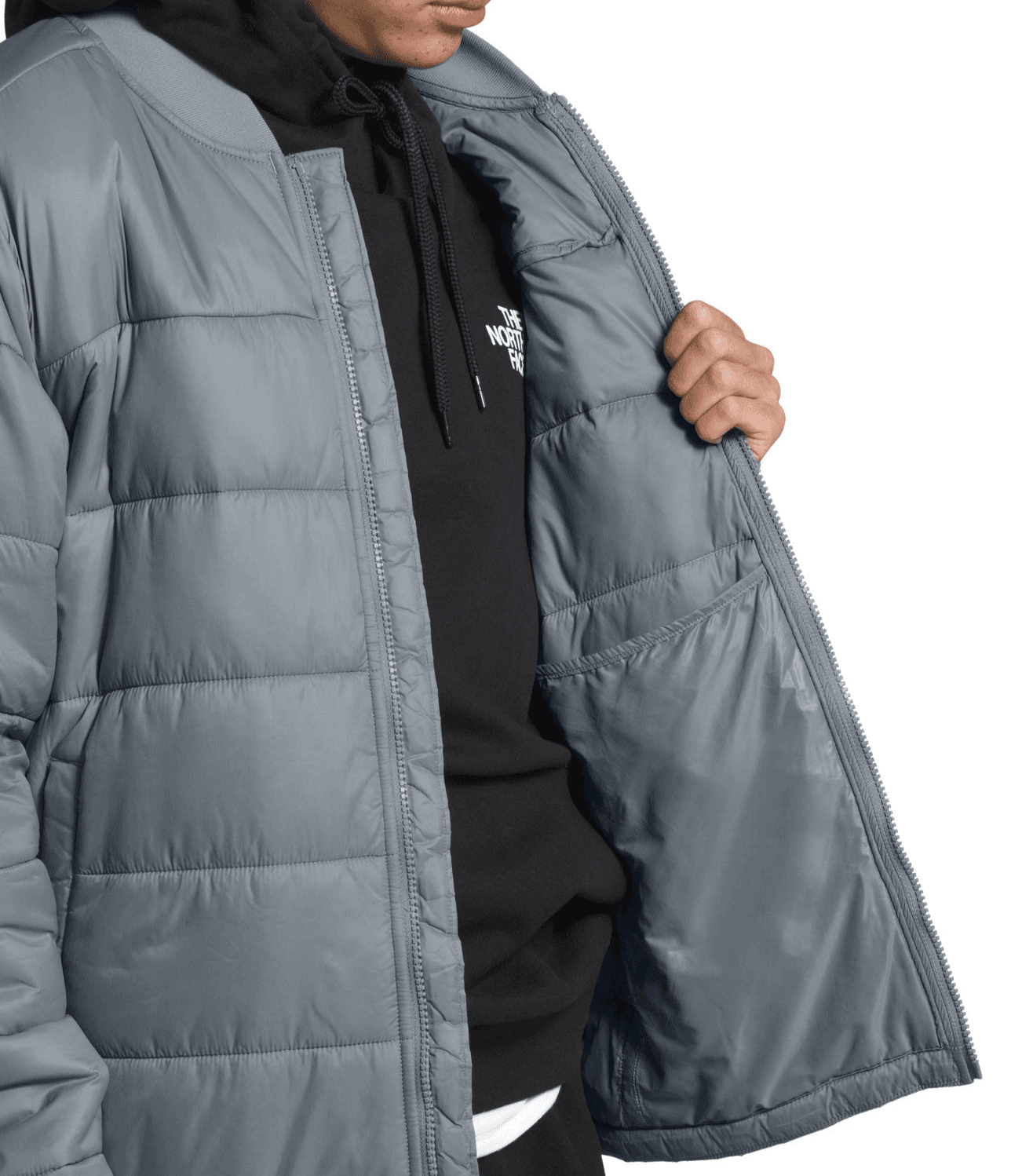 The North Face Pardee Insulated Jacket Mens 2XL MID - Gray - Thumbnail 2