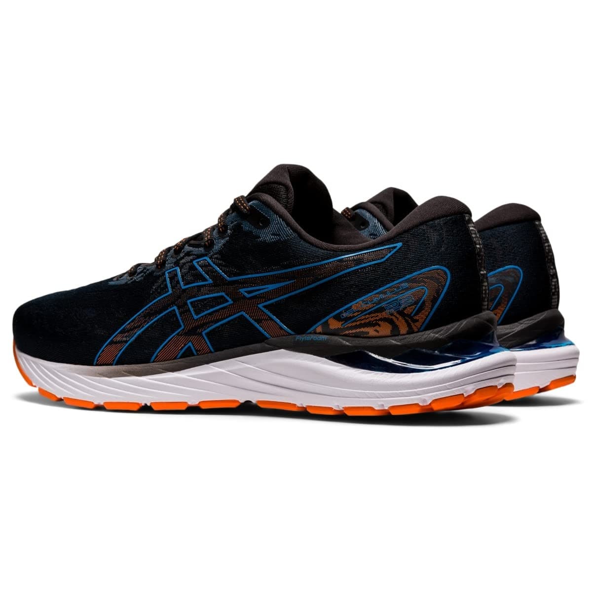 ASICS Men's Gel Cumulus 23 Running Shoes, Black/Reborn Blue 11.5 EE - Wide - Thumbnail 5