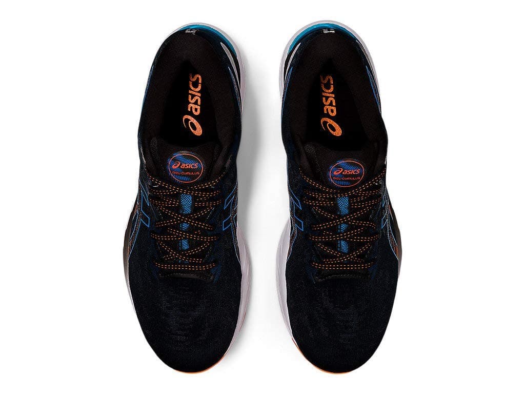 ASICS Men's Gel Cumulus 23 Running Shoes, Black/Reborn Blue 11.5 EE - Wide - Thumbnail 6