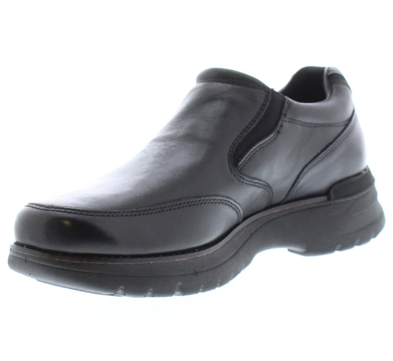Rockport Prowalker Next Slip-On Men's Shoes Black Leather 13 M - Thumbnail 3