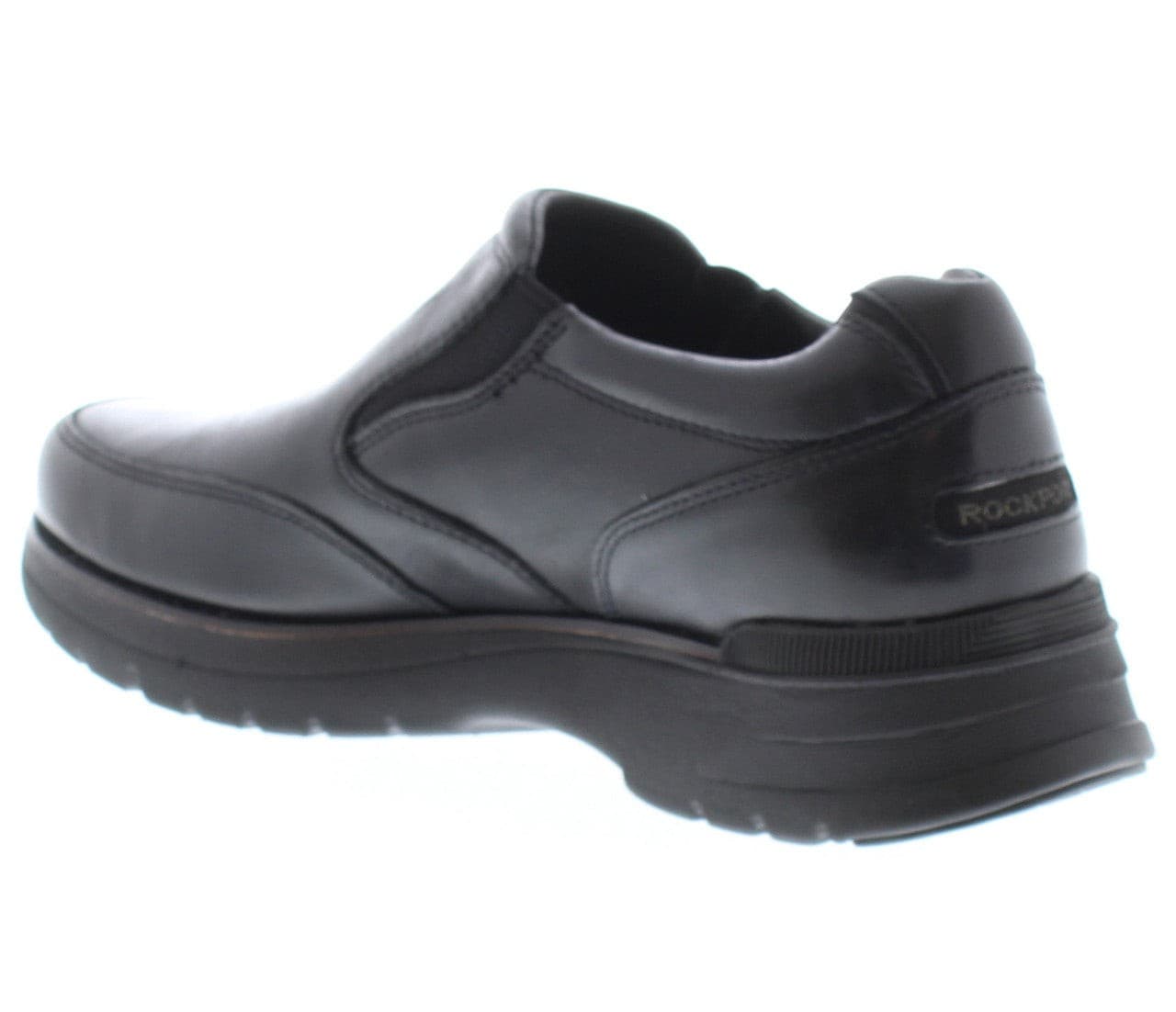 Rockport Prowalker Next Slip-On Men's Shoes Black Leather 13 M - Thumbnail 4