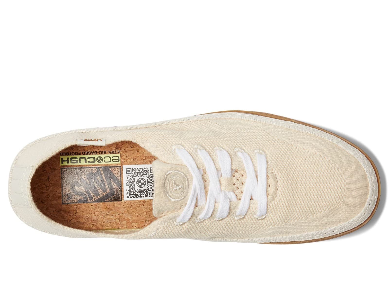 NIB VANS CIRCLE VEE ECO SHOE Women 9.5/ Men 8 Natural based materials only - Thumbnail 5