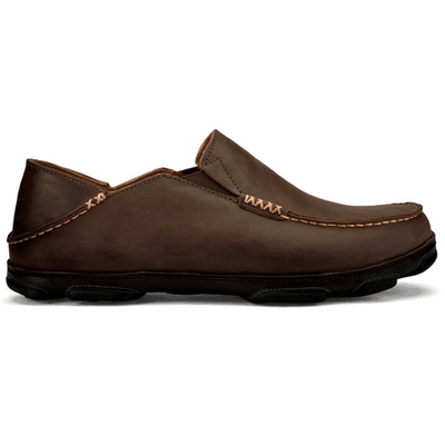 OluKai Men's Moloa Slip-On Shoes Dark Wood/Dark Java - 10128-6348, Size 9 M - Thumbnail 2