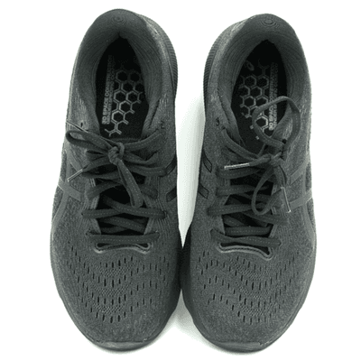 ASICS Women's Gel-Nimbus 24 Black/Black 8.5 Wide Pre-owned - Thumbnail 4