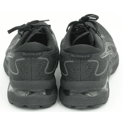 ASICS Women's Gel-Nimbus 24 Black/Black 8.5 Wide Pre-owned - Thumbnail 5