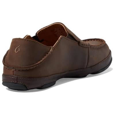 OluKai Men's Moloa Slip-On Shoes Dark Wood/Dark Java - 10128-6348, Size 9 M - Thumbnail 7