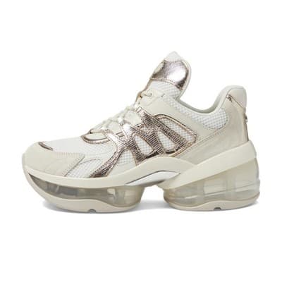 Michael Kors Women's Olympia Sport Extreme Trainer Sneaker Shoes Cream 9.5 M - Thumbnail 3