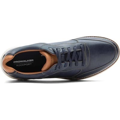 Rockport ProWalker Next Ubal Mens Navy Blue Lifestyle Sneakers Shoes 13M C19727 - Thumbnail 4