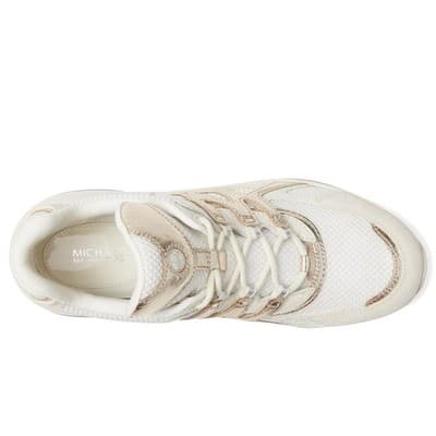 Michael Kors Women's Olympia Sport Extreme Trainer Sneaker Shoes Cream 9.5 M - Thumbnail 5
