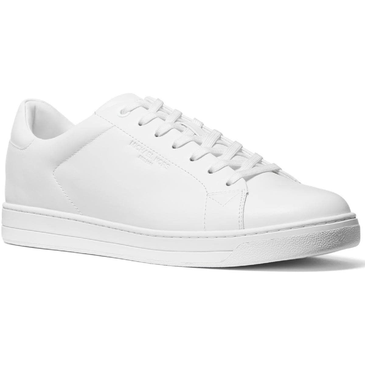 Michael Kors Nate Women's sneaker Optic White Leather Size 10 US - Thumbnail 4