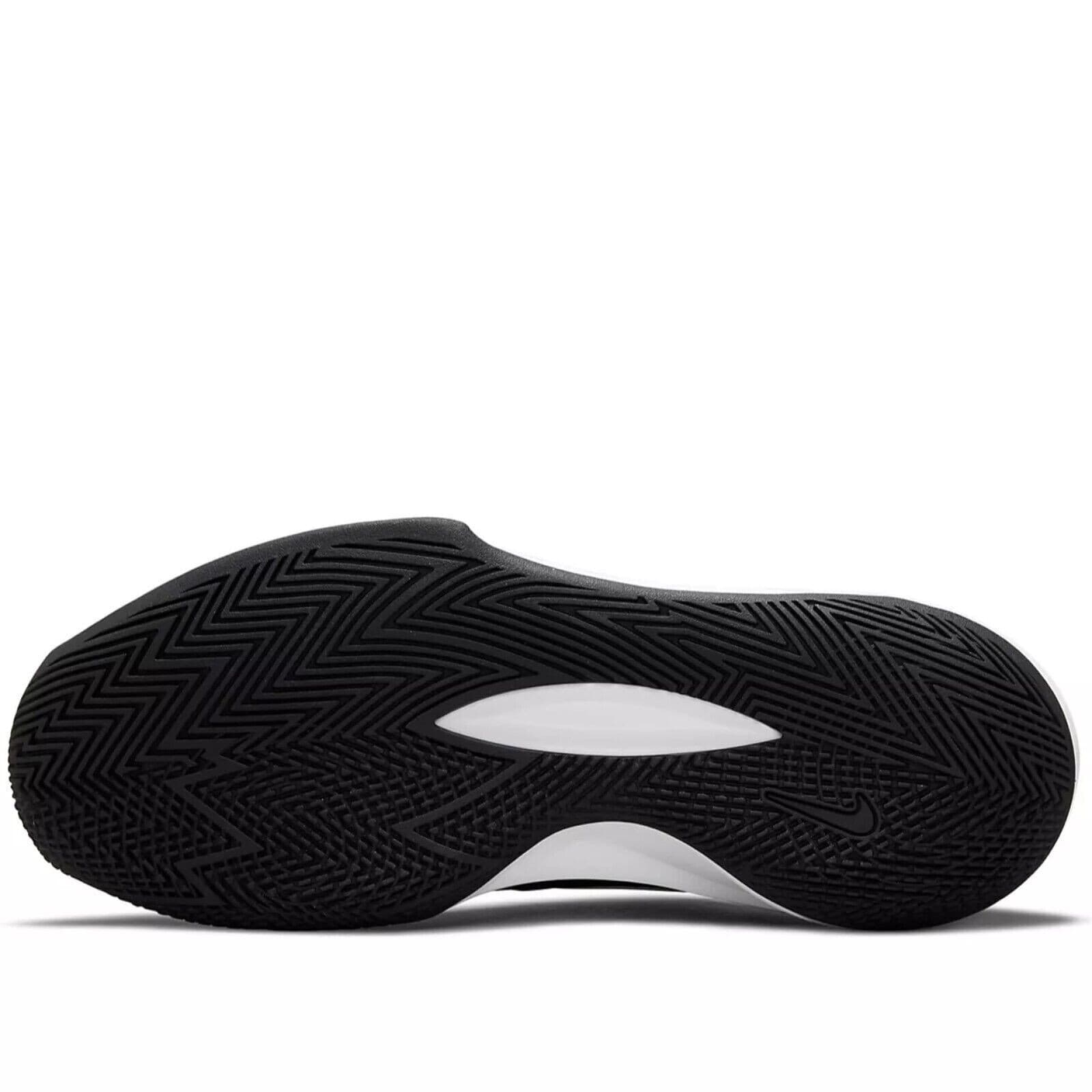 Nike Precision V Basketball Shoes, CW3403 003 Blac/White, US Sz MEN 9 & WMN 10.5 - Thumbnail 7