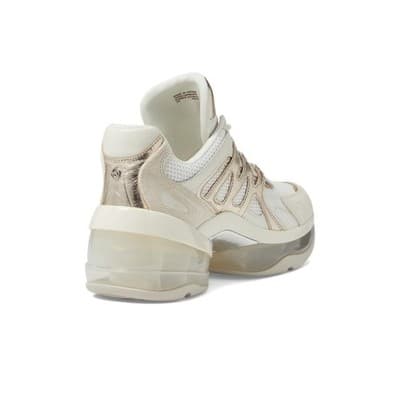 Michael Kors Women's Olympia Sport Extreme Trainer Sneaker Shoes Cream 9.5 M - Thumbnail 2