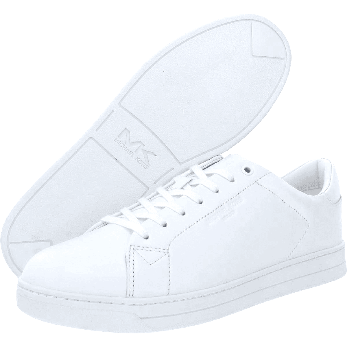 Michael Kors Nate Women's sneaker Optic White Leather Size 10 US - Image 1