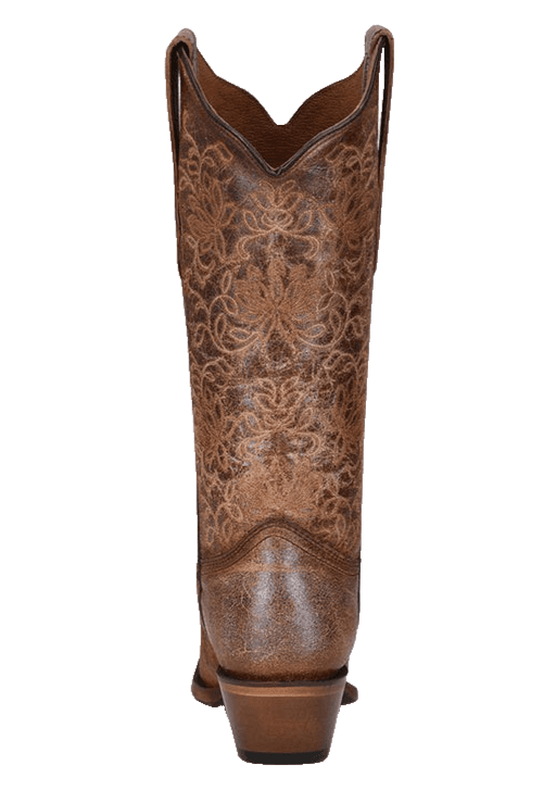 Circle G Women's Embroidered Snip Toe Cowhide Western Boots, Brown Size 11 - Thumbnail 4