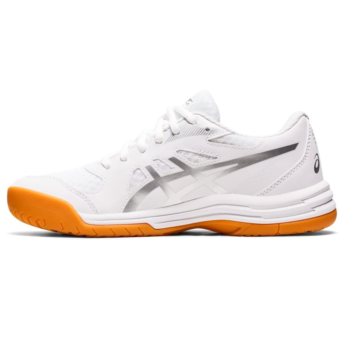ASICS Women's Upcourt 5 Volleyball Shoes, 5.5, White/Pure Silver - Thumbnail 3
