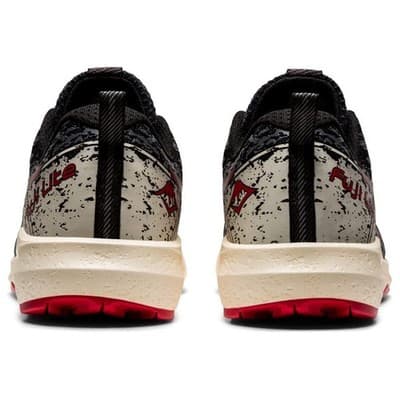 ASICS Fuji Lite 2 Men's Athletic Running Shoes, Black/Electric RED US 9 - Thumbnail 5