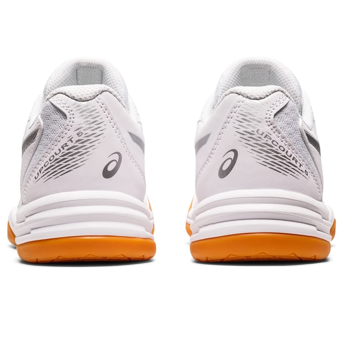 ASICS Women's Upcourt 5 Volleyball Shoes, 5.5, White/Pure Silver - Thumbnail 5