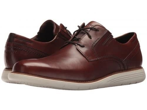 Rockport Total Motion sport dress Plain Toe Mens Oxfords Shoes Burgundy 10.5 M - Image 1