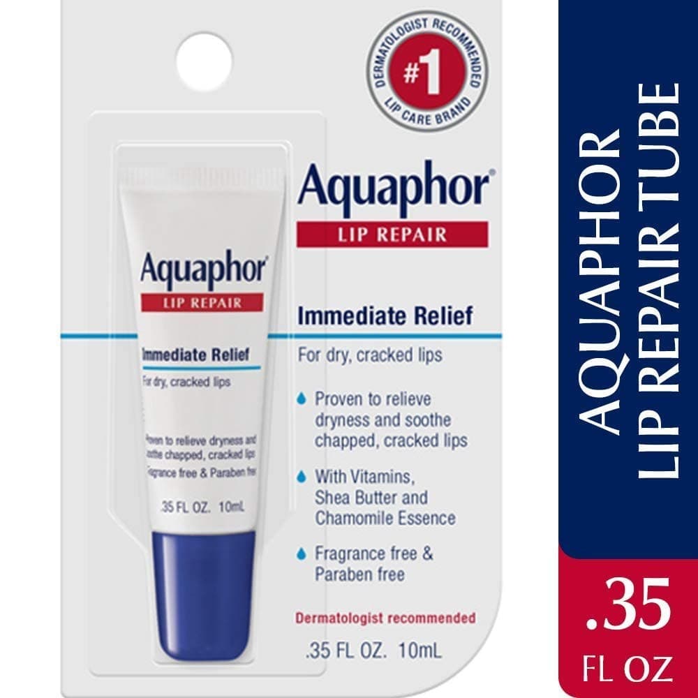 8 Pack Aquaphor LIP Repair Severely Dry Lips Balm Soothe Shea Butter .35 oz/10mL - Thumbnail 6