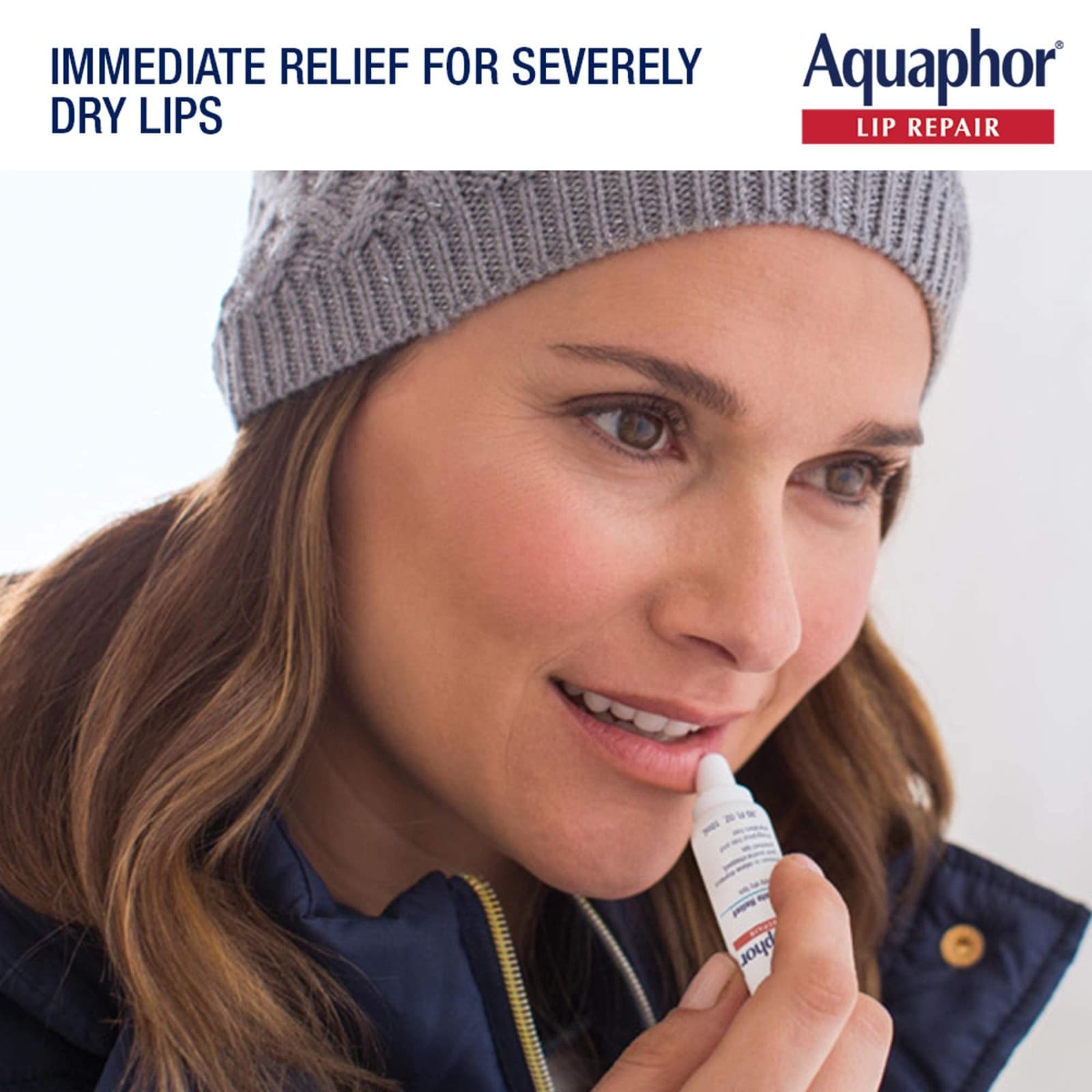 8 Pack Aquaphor LIP Repair Severely Dry Lips Balm Soothe Shea Butter .35 oz/10mL - Thumbnail 4