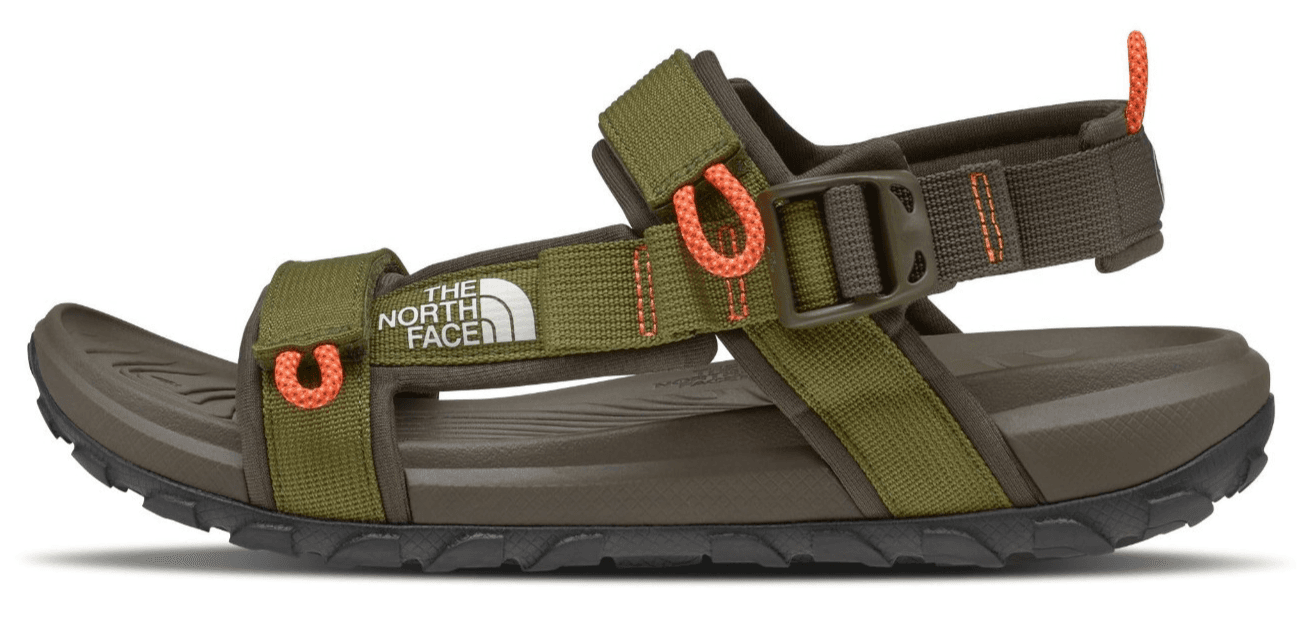 NEW THE NORTH FACE EXPLORE CAMP SANDAL Forest Olive/New Taupe Green, 9 M - Image 1