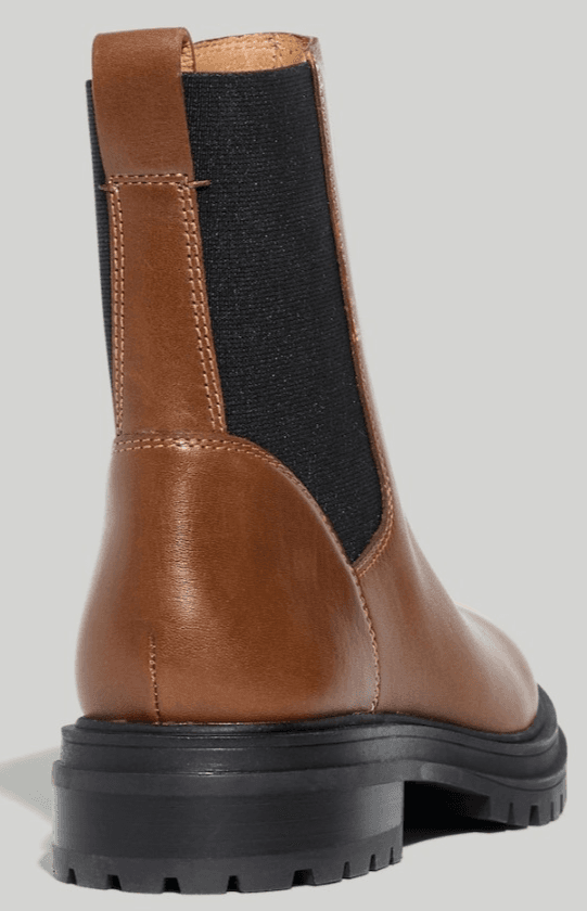 MADEWELL The Bradley Chelsea Women's Lugsole Boot Stable Brown SIZE 10 M - Thumbnail 3