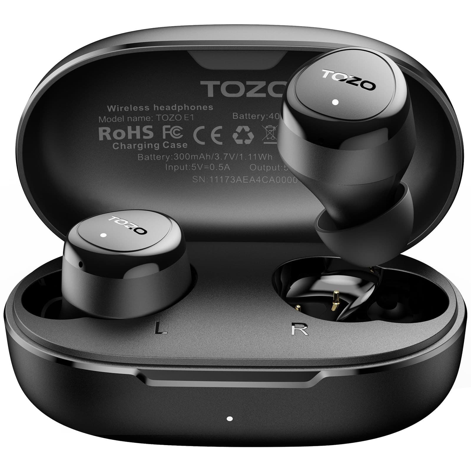 TOZO T12 Compact Ergonomic Edition Wireless Earbuds Bluetooth 5.3 Headphones - Image 1