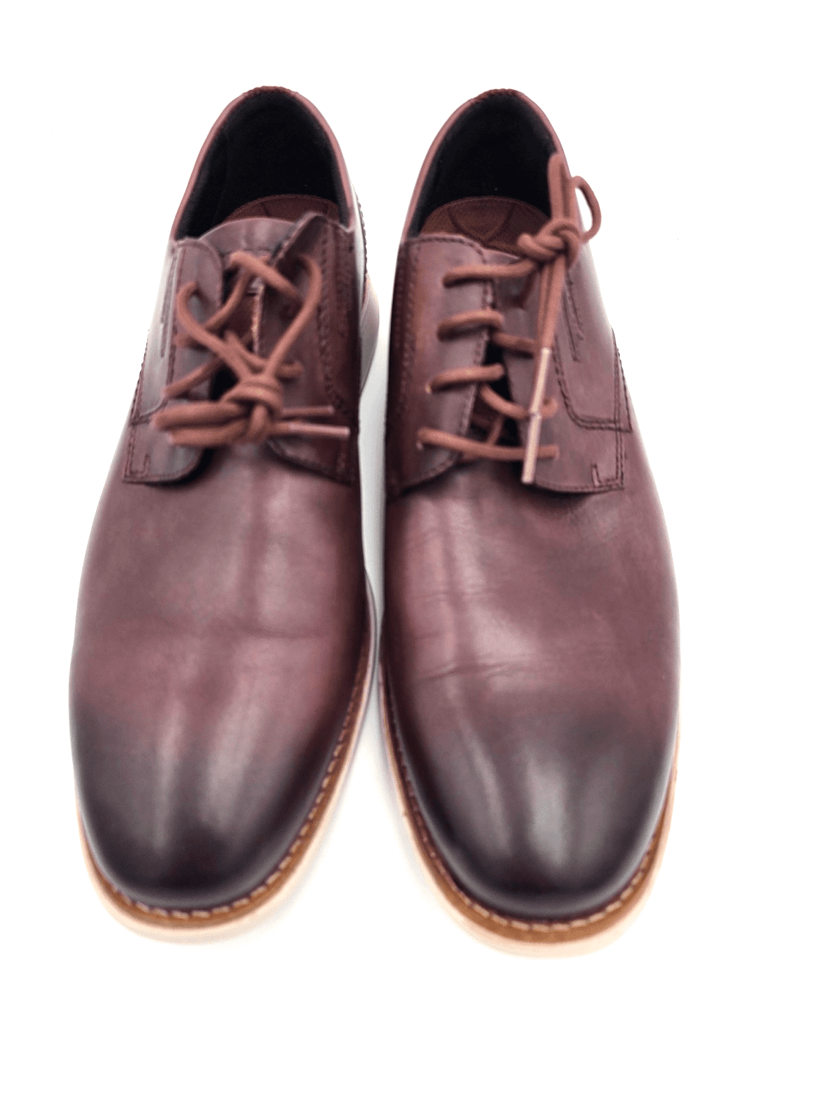 Rockport Total Motion sport dress Plain Toe Mens Oxfords Shoes Burgundy 10.5 M - Thumbnail 7