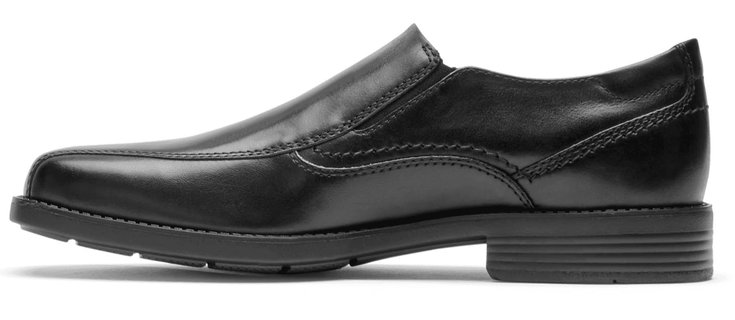 Rockport Greyson Bike Toe Slip-On Men's Shoes Black 8 M - Thumbnail 3