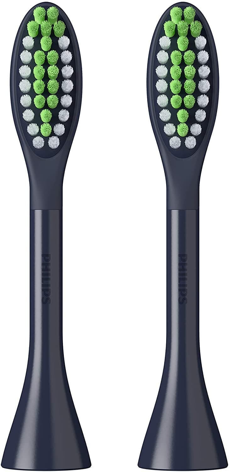 4 PCS Philips ONE Brush Heads By Sonicare #BH1022 Black - Thumbnail 2