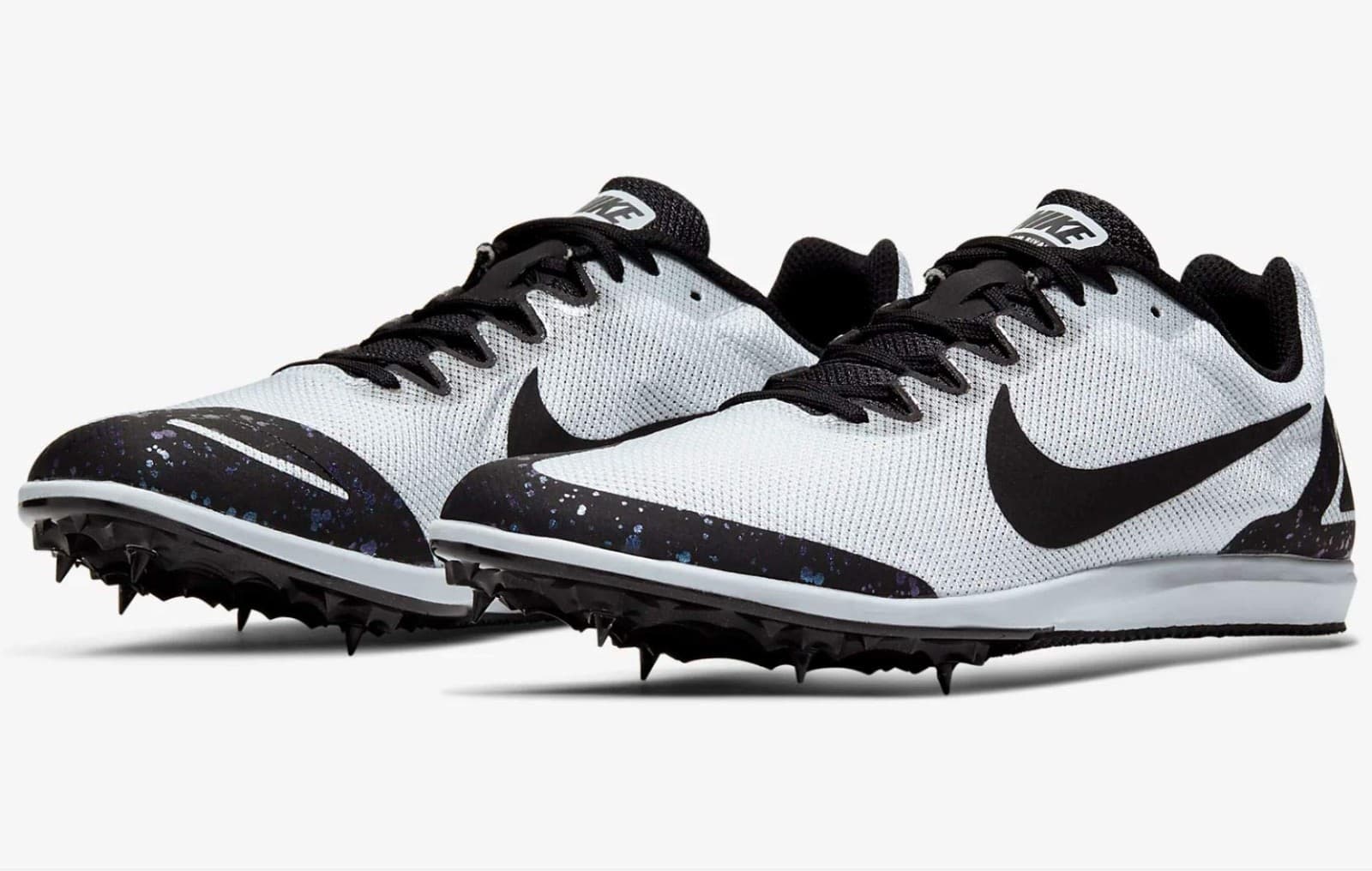 Nike Zoom Rival D 10 Track Field Spikes Pure Platinum indigo Men’s 10.5 /WMN 12 - Image 1