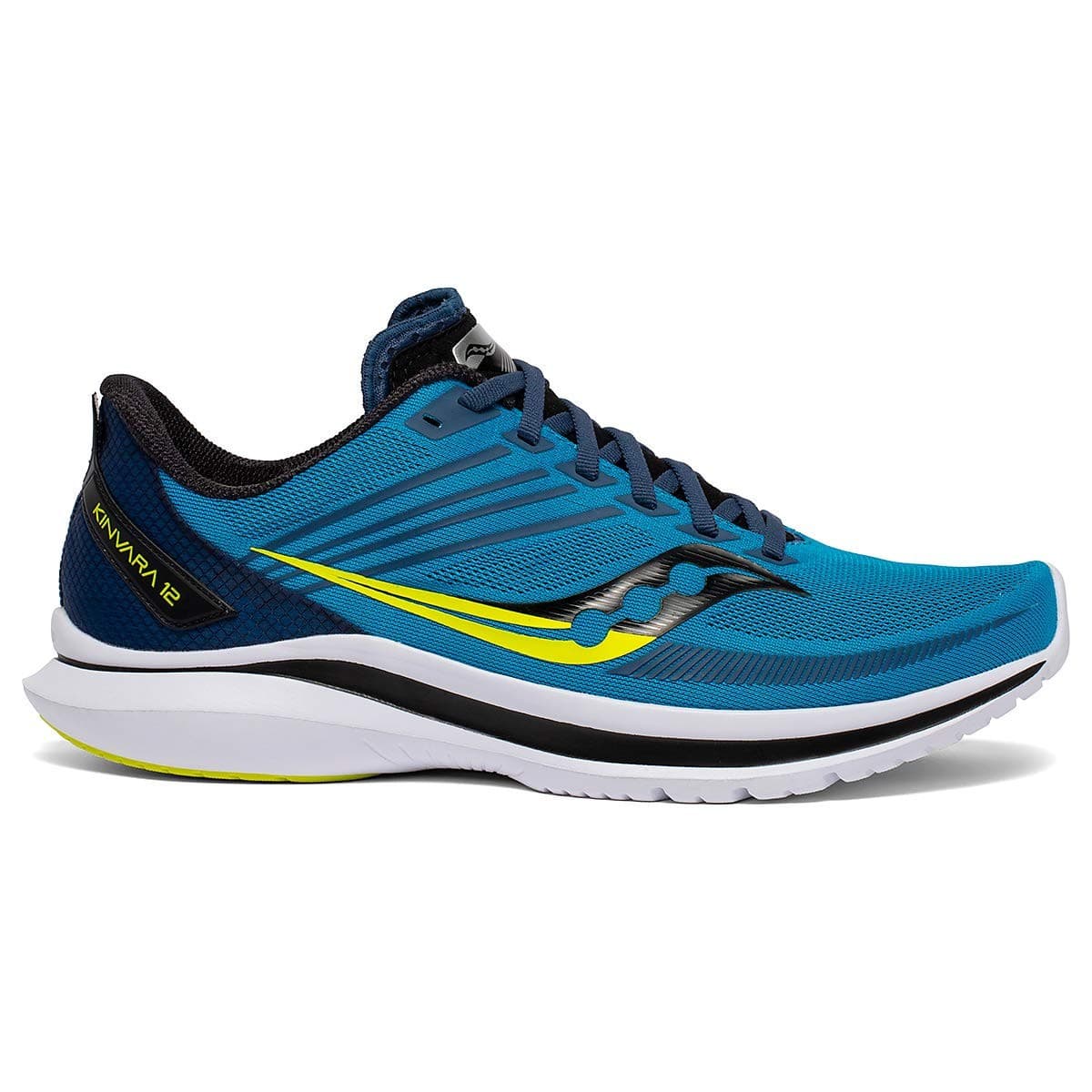 Saucony Kinvara 12 - Men's Sneaker Shoes Cobalt/Citrus Size 12 M - Thumbnail 2