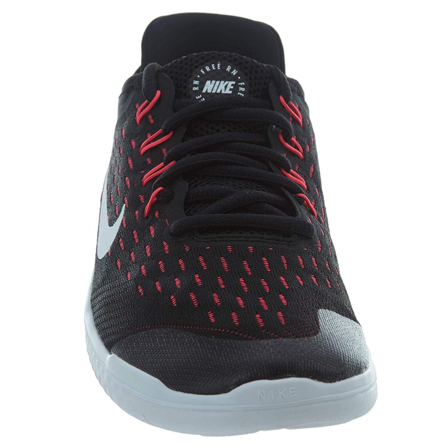 Nike Free RN 2018 Black/White-Racer Pink-Volt Running shoes Grade School Boy 7 Y - Thumbnail 4