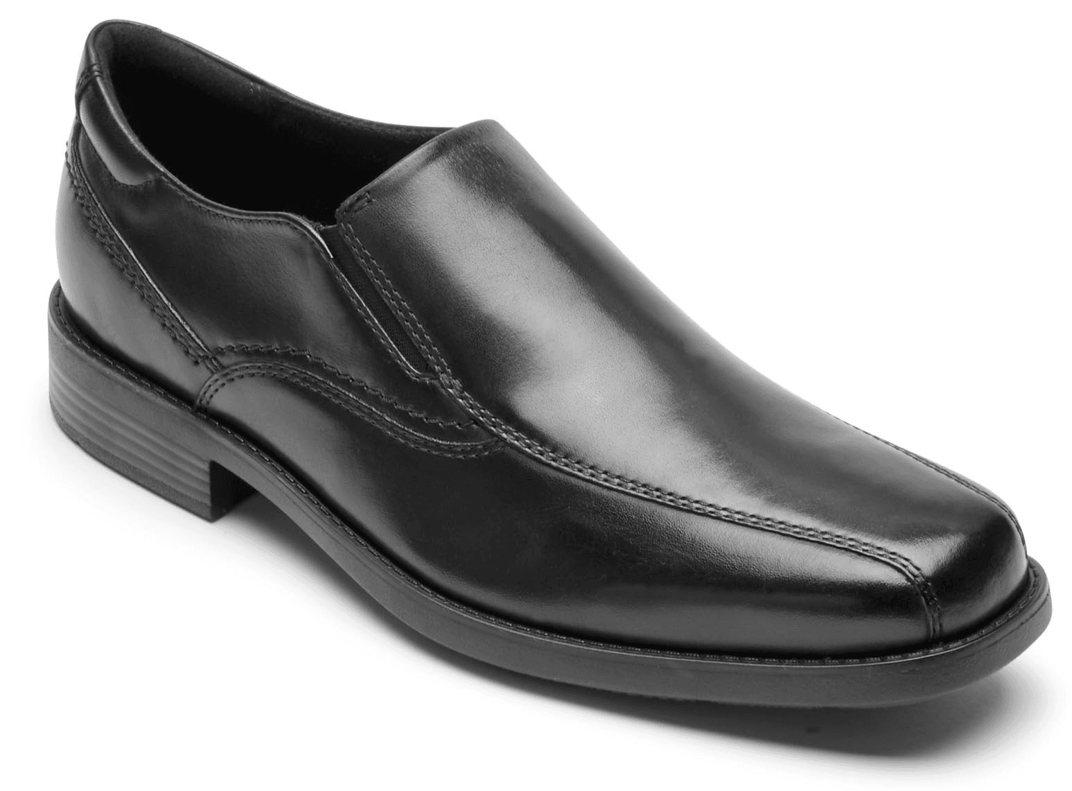 Rockport Greyson Bike Toe Slip-On Men's Shoes Black 8 M - Image 1