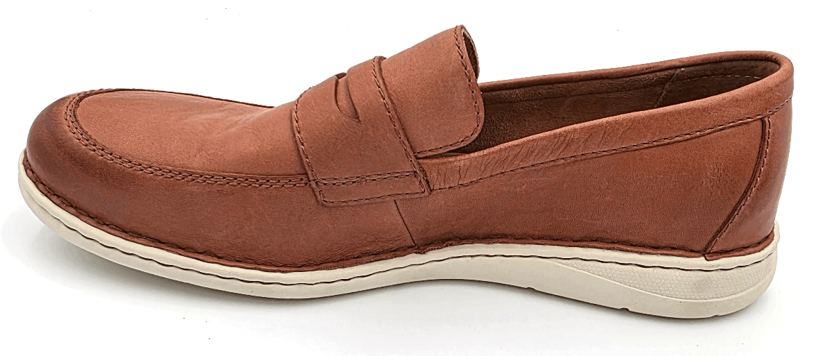 Born Taylor Men's Shoes Size 11.5 M Full Grain Leather Brown Cognac - Thumbnail 3
