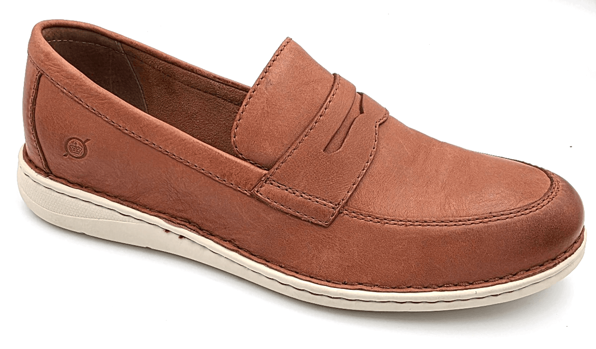 Born Taylor Men's Shoes Size 11.5 M Full Grain Leather Brown Cognac - Image 1