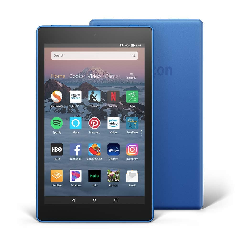 Amazon Fire HD 8 Tablet 8th Gen (2018) 8" HD Display, 16 GB WiFi Alexa Blue - Image 1