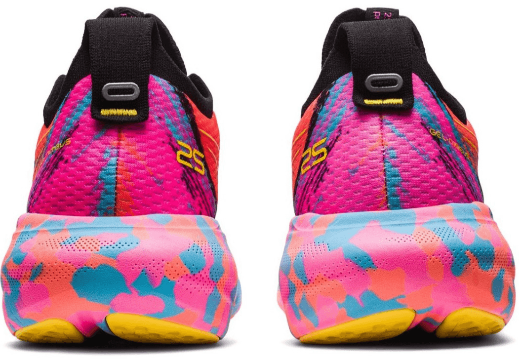 ASICS GEL-NIMBUS 25 Men running Shoes Size 9.5 M Aquarium/Vibrant Yellow - Thumbnail 5